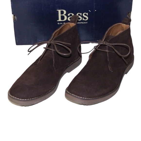G.H. BASS & Co Pearce brown suede chukka boots men’s shoes size 9.5 D - Picture 1 of 15